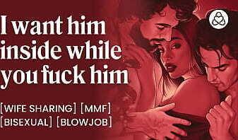 Wife shared fucked every hole Christmas party Bisexual husband friend share pussy mouth Christmas slut fantasy