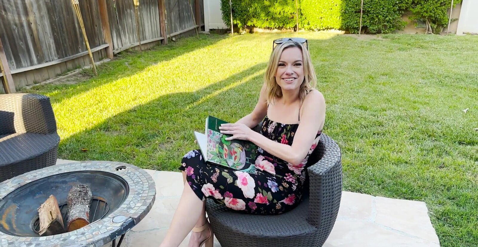 Blonde Lindsey Lakes having while sucking hubby's dick