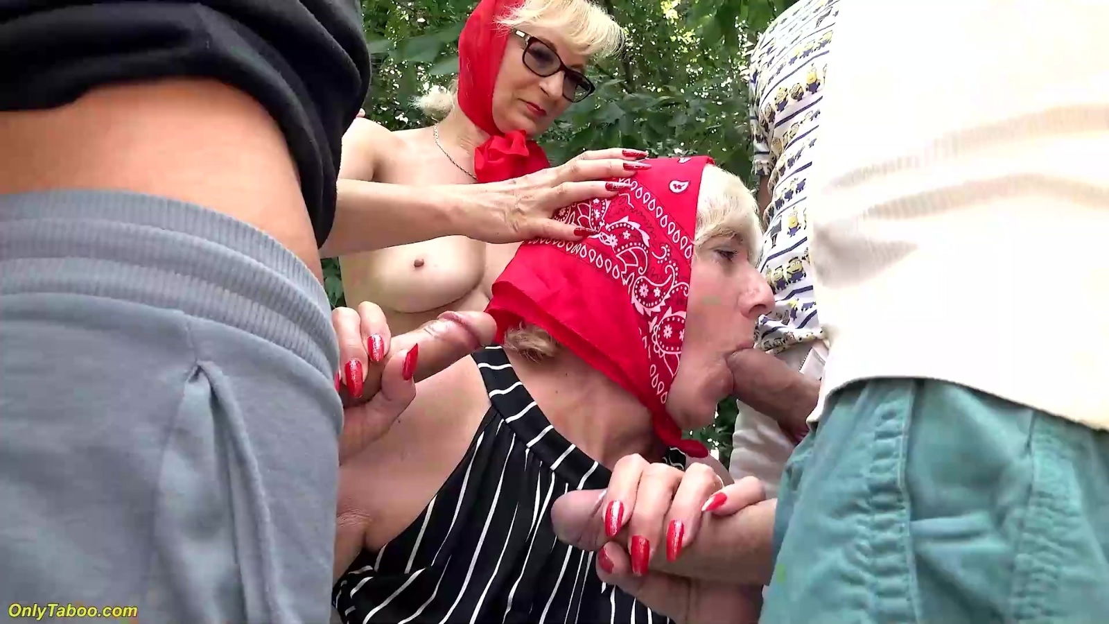 Horny mature ladies getting fucked pissed outdoors