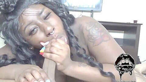 Nikki Stackzzz Dick Sucking Monster