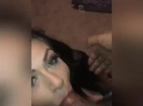 Sexy BBW Swallowing Delivery Boy BBC