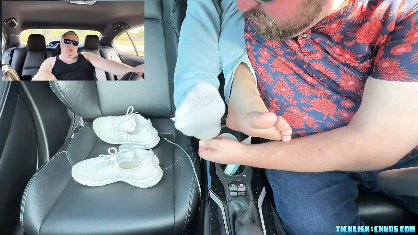 Nemo Caressing Matts Feet With Tongue