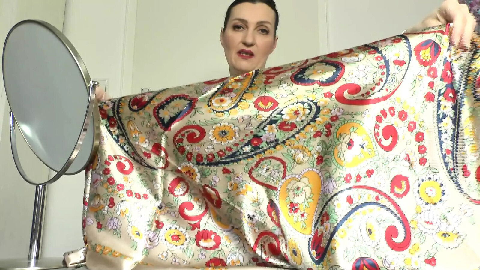 Satin Scarves Headscarf