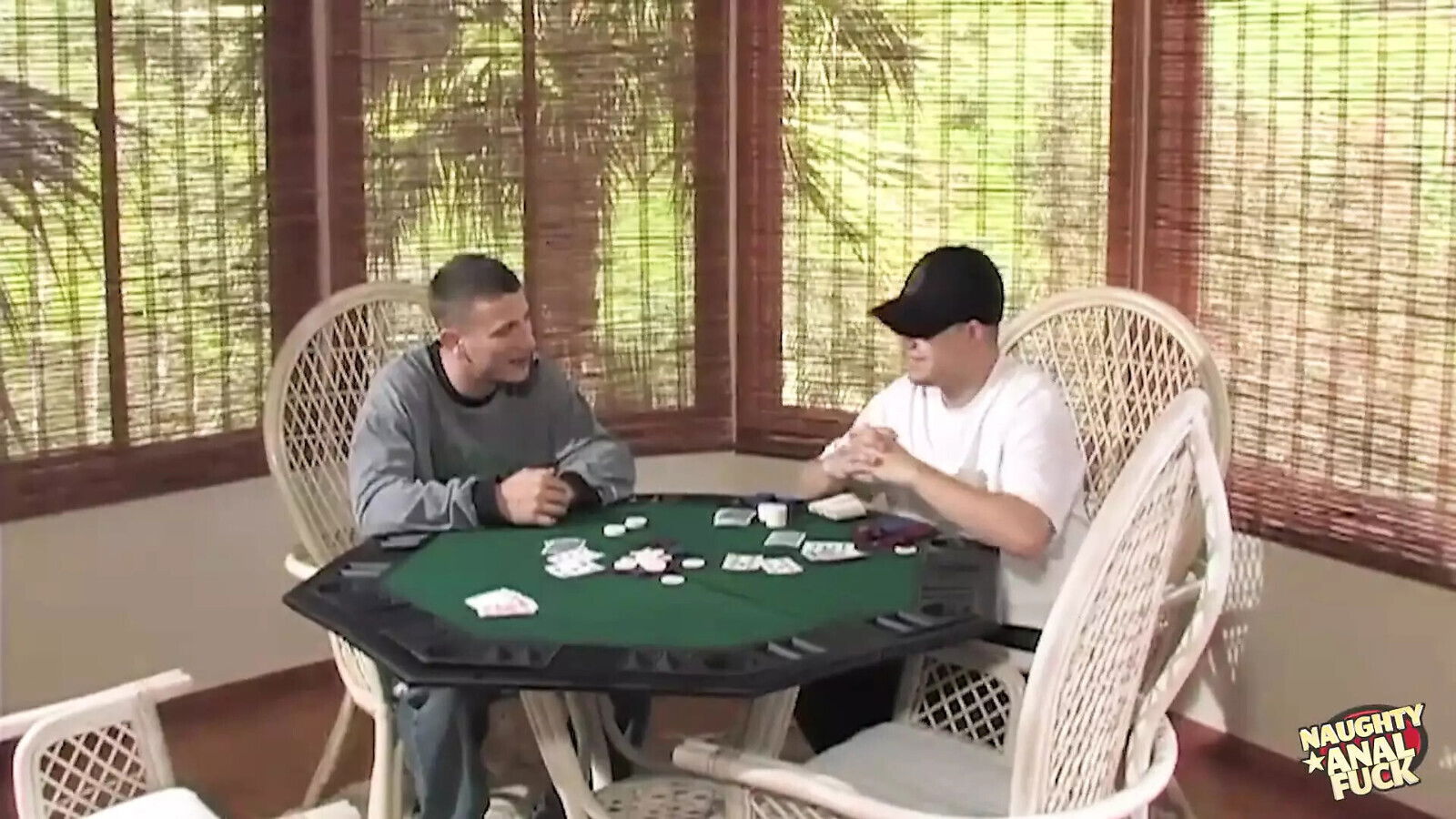 After Playing Poker Makes Stern Redhead Squirt Plowing