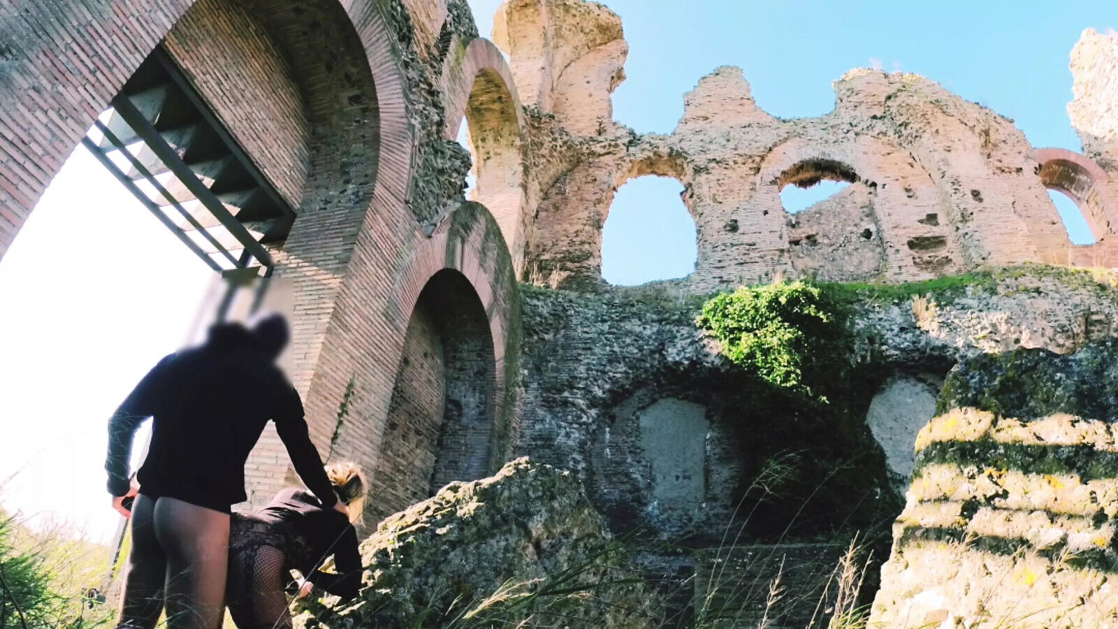 Among Roman Ruins with Plug