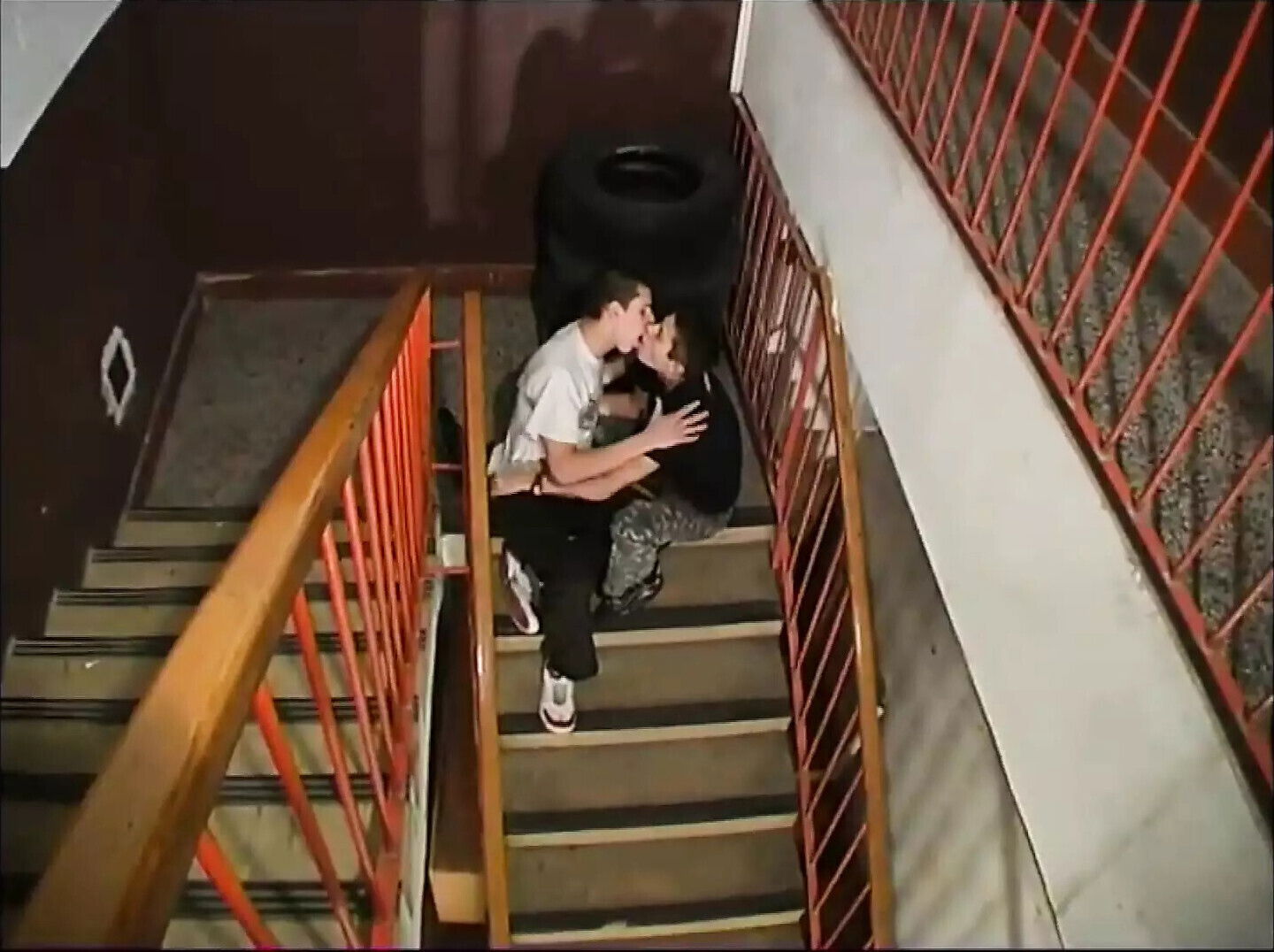 Sperm Flood Fire Stairwell