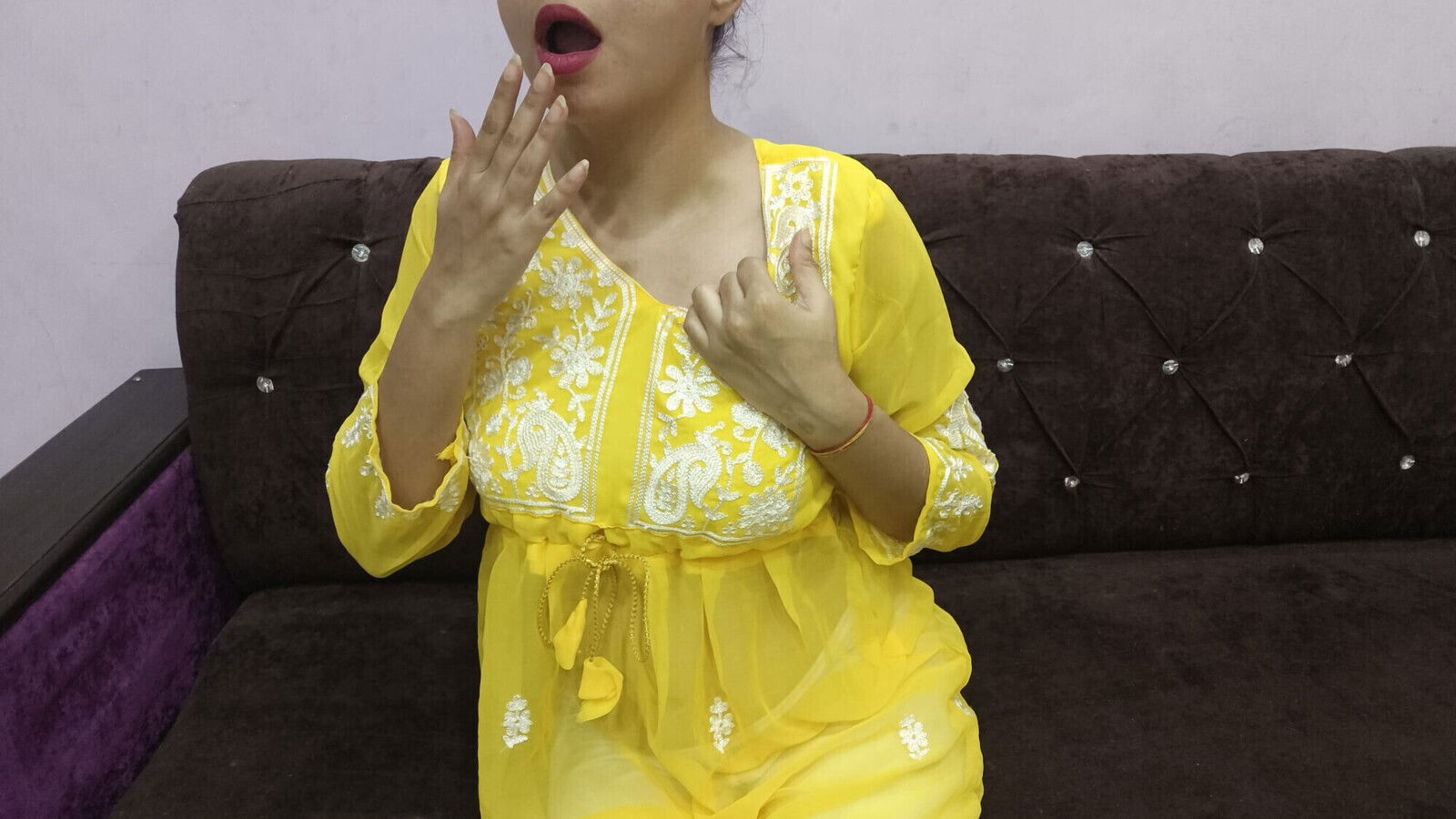 Years Indian Teen Girl Saara Showing Pink Pussy From Close