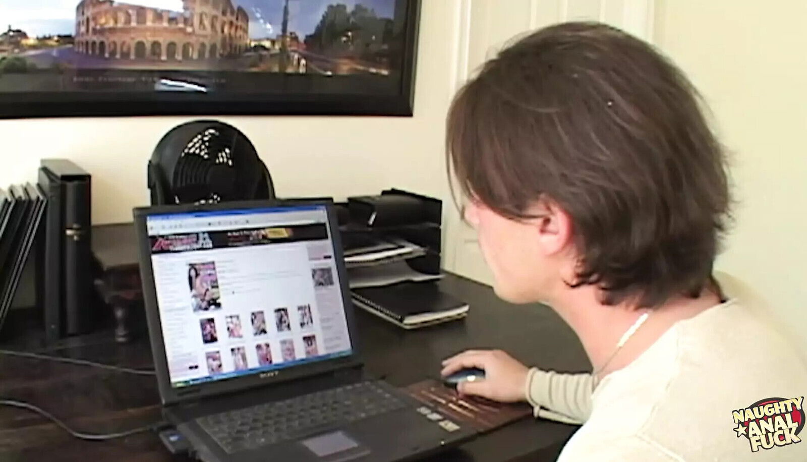 Skinny Blonde Keri Sable Gets Frisked, Fucked, Guys