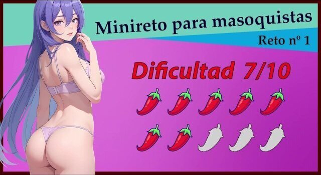 Reto masturbación rápido para masoquistas sumisos. ¿Podrás superarlo?