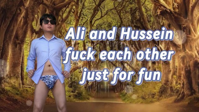 Hussein enjoy fucking each other asses they just