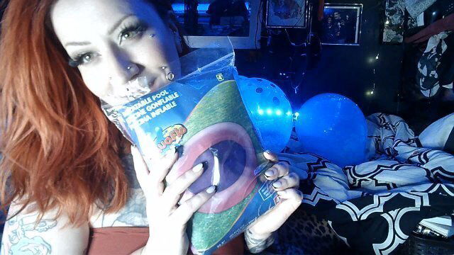 Redhead Minx Inflating Mini Pool Beach Ball (NON-POP)