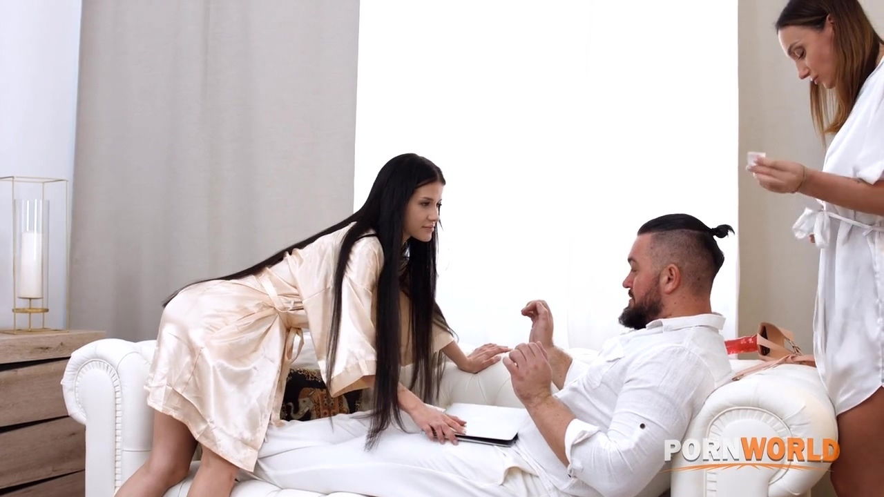 Naughty Housemate Sophie Weber Joins With Strap Mary Frost, Frost Mary Frost Sofa Weber