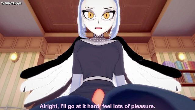 Lute from Hazbin Hotel Gives Footjob Hentai