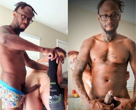 Tattooed Brunette Cowgirl Rides Docs