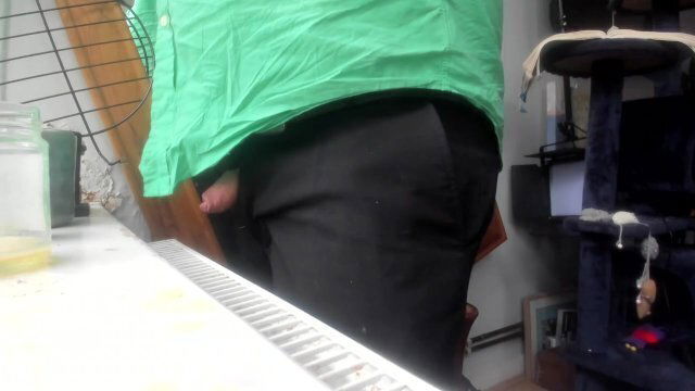 penis peeking through