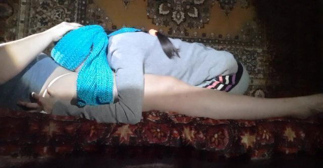 seduced neighbor rural disco while boyfriend smoking outside IkaSmokS