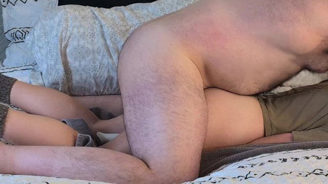 Bear Fucks Blonde Wife ProneBone Vibrator