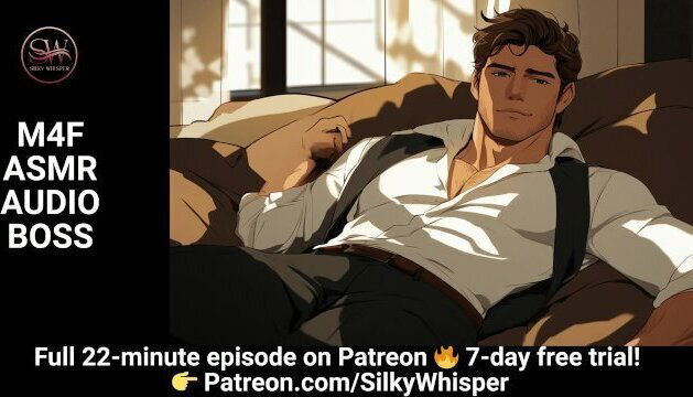 Late-Night Tension with the Boss 😏 ASMR Seduction Roleplay - Office Romance Audio