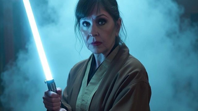 Granny Slave Princess Leia: Jedi Mind Fucked Darth Vader Creampie CAMS3M