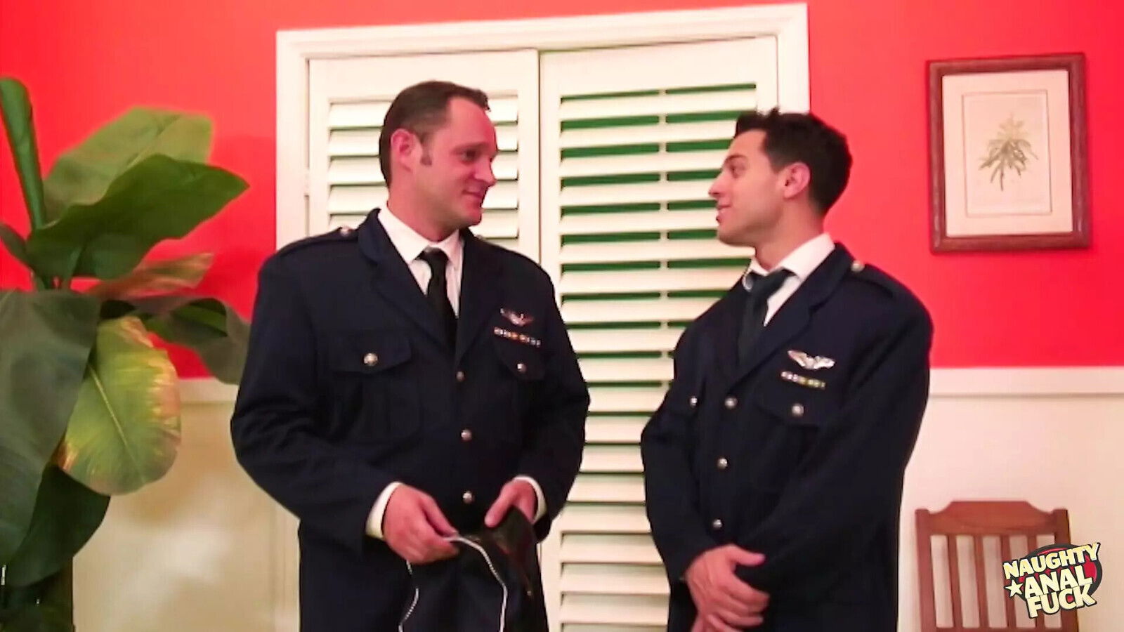 pilots share blonde sexy milf fill mouth with after double penetration