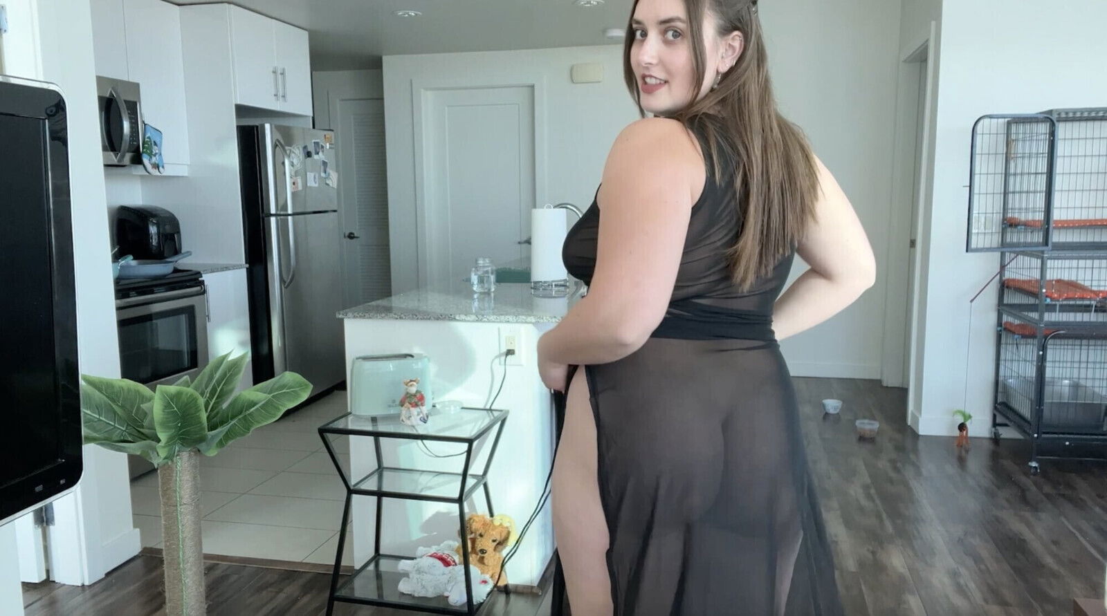 100% Through Dresses HAUL (with nothing under)