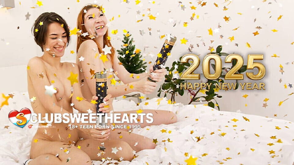 Happy Year with Lesbians Danise ClubSweethearts