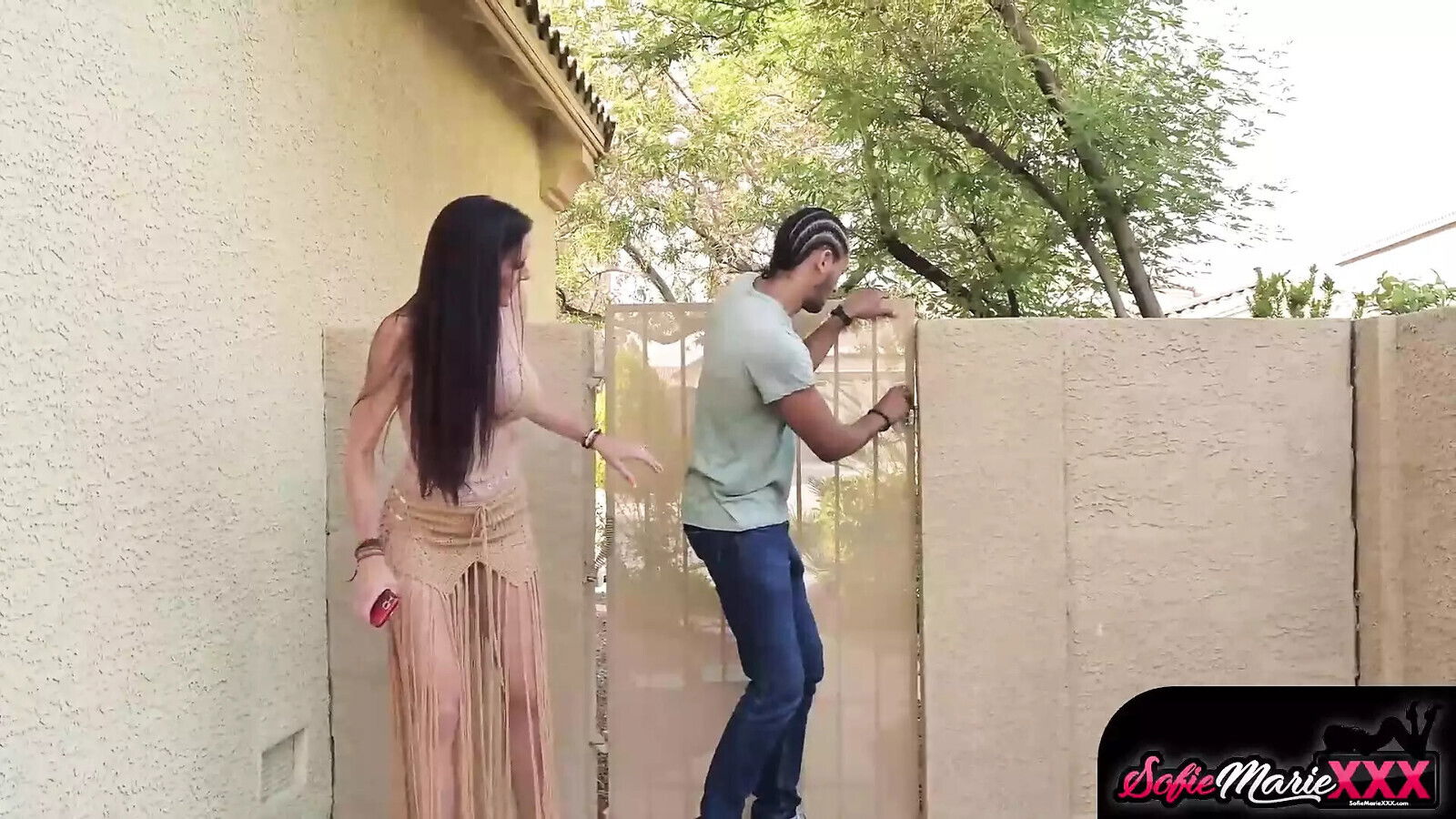 Brunette Cougar Sofie Marie Cheats with