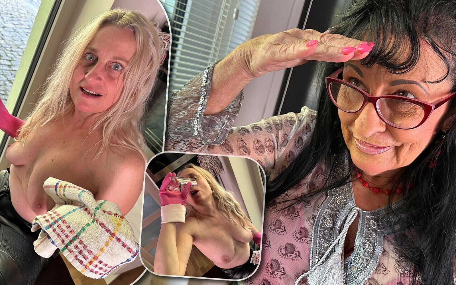 Horny House Cleaning with Grannies