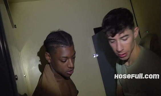 Bathroom Stall Interracial Group