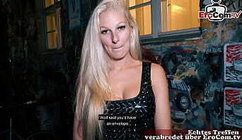 Deutsche d&uuml_nne teen schlampe macht fick date casting nach party