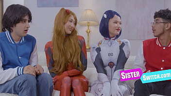 Cosplaying Virgin Stepsisters Agree Swap- Harley King, Mina