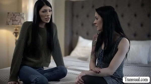 Busty stepteen fucked Trans stepmom