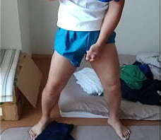 あっきの体操着着用オナニー