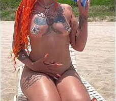 Nude Miami Beach with summer