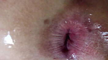 Huge dildo fucking my ass. Femdom, gape, awesome!