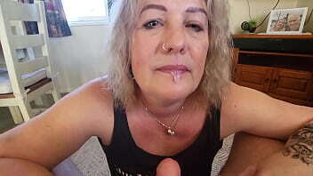 Master cums long slow after super from very MILF slut