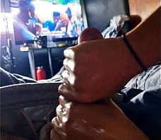 Oiled Up Double Handjob Leaves Big Cocks Cum Flowing