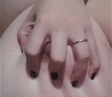 HotWife playing with boobs inserting dildos pussy