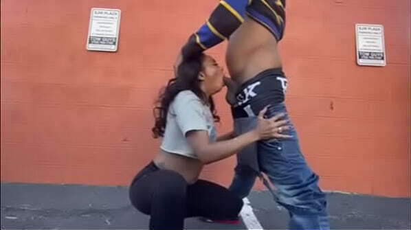 Cali Caliente sucking dick traffic