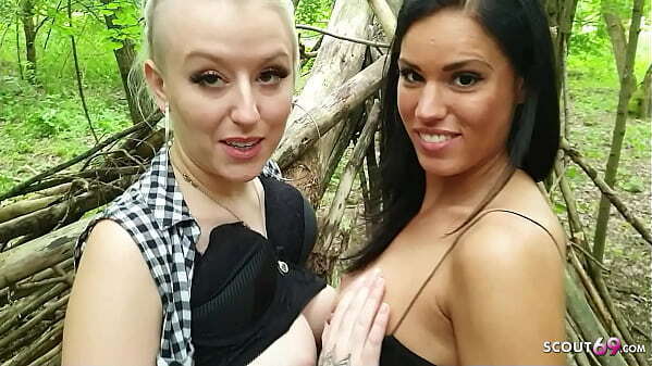 Zwei beste Freundinnen Deutsch Park Dreier Typen &uuml_berredet