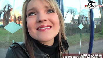 j&auml_hrige teen stra&szlig_e &uuml_berredet casting f&uuml_r geld