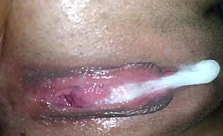 creampie squirt from pussy gaping pussy hole show received from friend cuckold