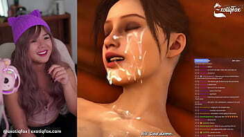 HUGE HENTAI PRINCESS CLIT FUTANARI GIRL ACTION! ExotiqFox Solo Gooner Girl Live Reaction Gooning