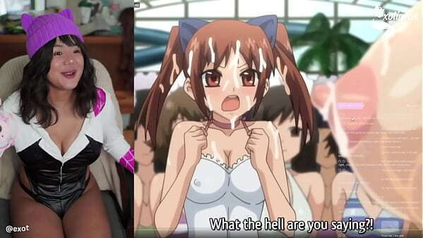 HOLY SHIT HE'_S BREEDING EVERY GIRL NEIGHBORHOOD HAREM! ExotiqFox Solo Gooner Girl Hentai Reaction Livestream