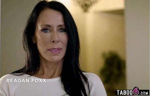 Mature MILF stepmom Reagan Foxx really wanted know stepson Alex Mack today