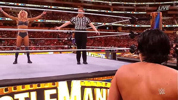 Rhea Ripley Charlotte Flair SmackDown Women'_s championship WrestleMania