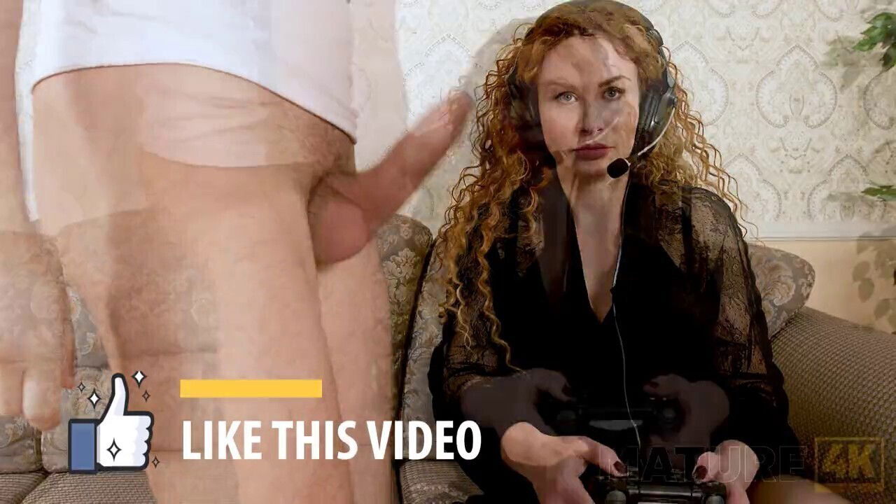 Gorgeous waiter seduces fucks bitchy mature housewife while husband watches!