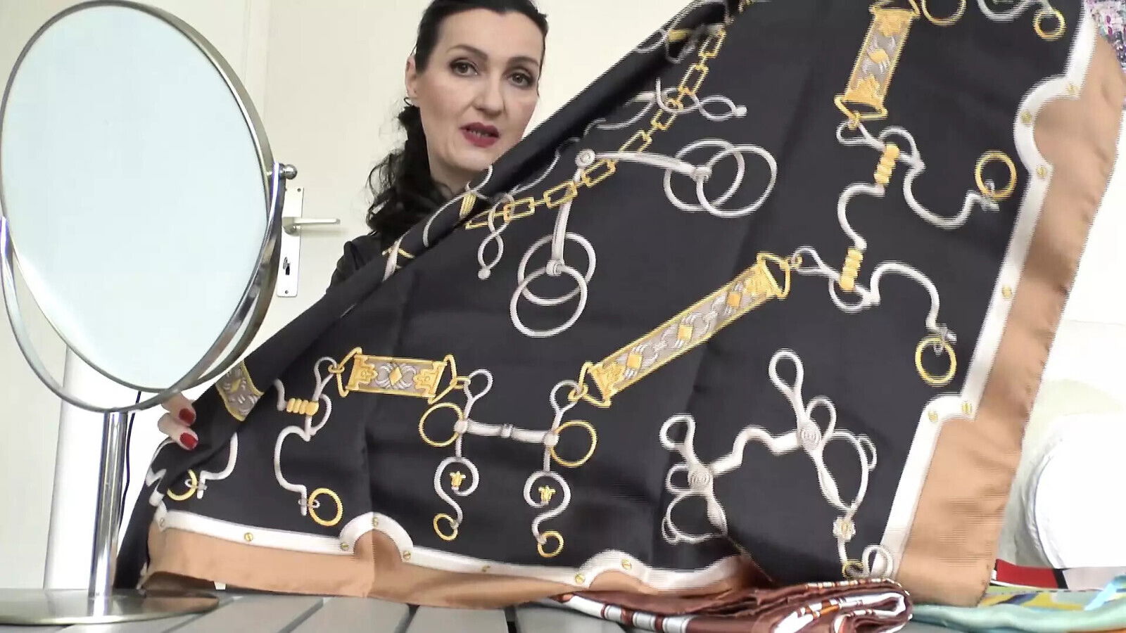 Silk Headscarves Cloth Masks Fitting You're Jerk-off Duty!