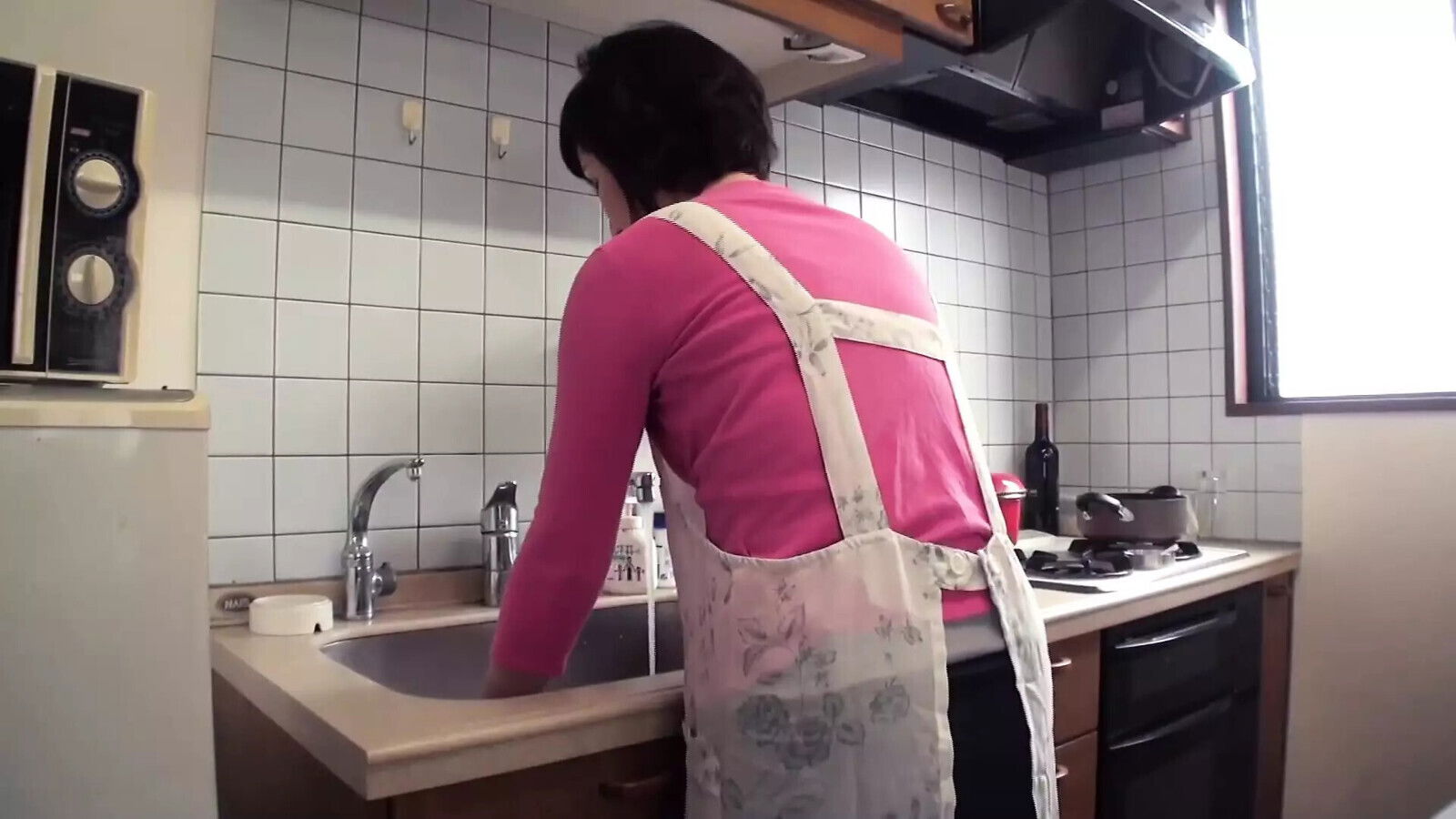 Wife's mother son-in-law excited when they watched porn alone together...