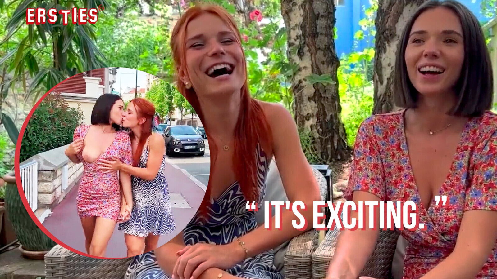 Ersties Clemence Naughty Lesbian Things Public